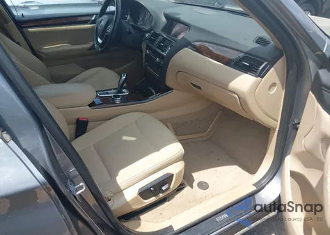 2015 BMW X3 xDrive28I из США, поврежденный, VIN 5UXWX9C54F0D52297